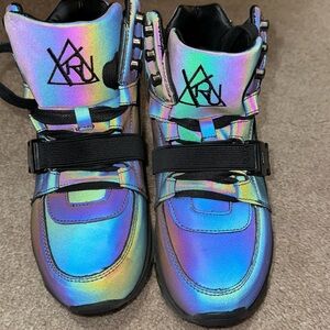 YRU High Top Festival Rave Light Up Shoes